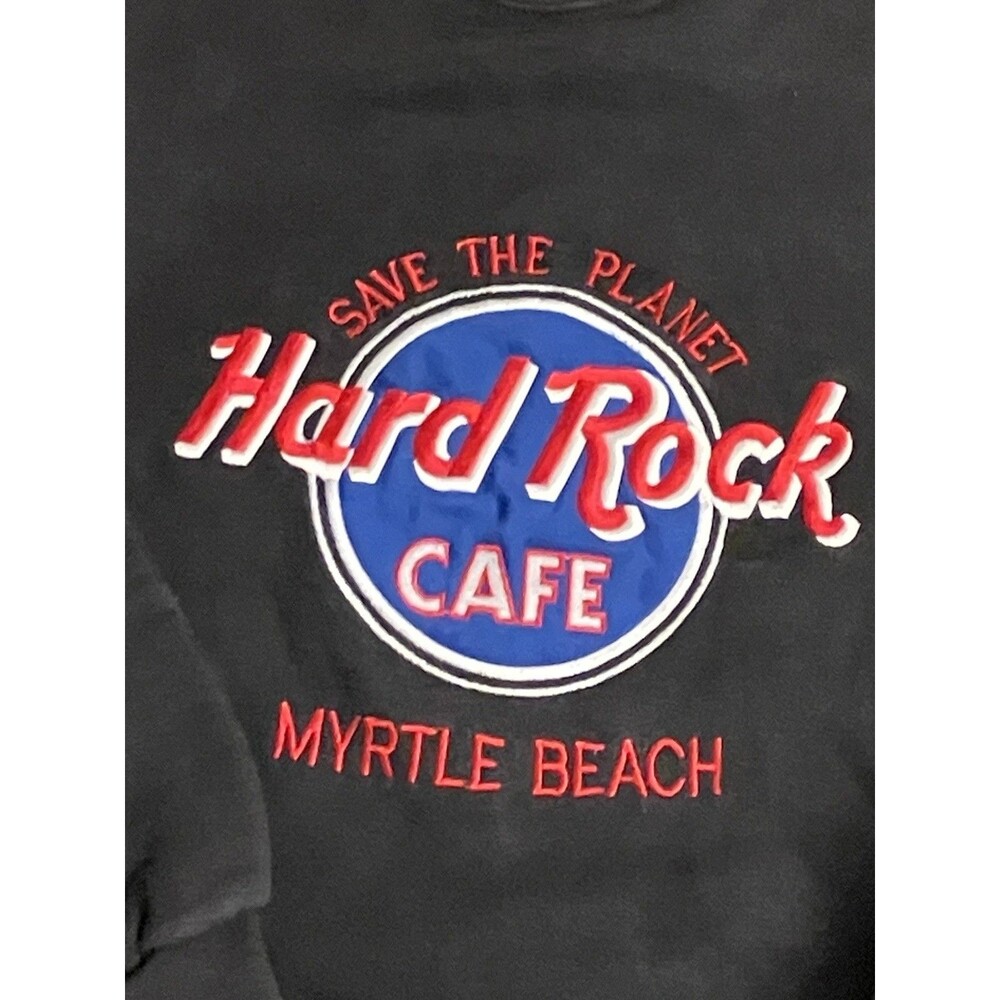 Vintage Hard Rock Cafe Crewneck Mrytle Beach Save the Planet Mens Size Med
